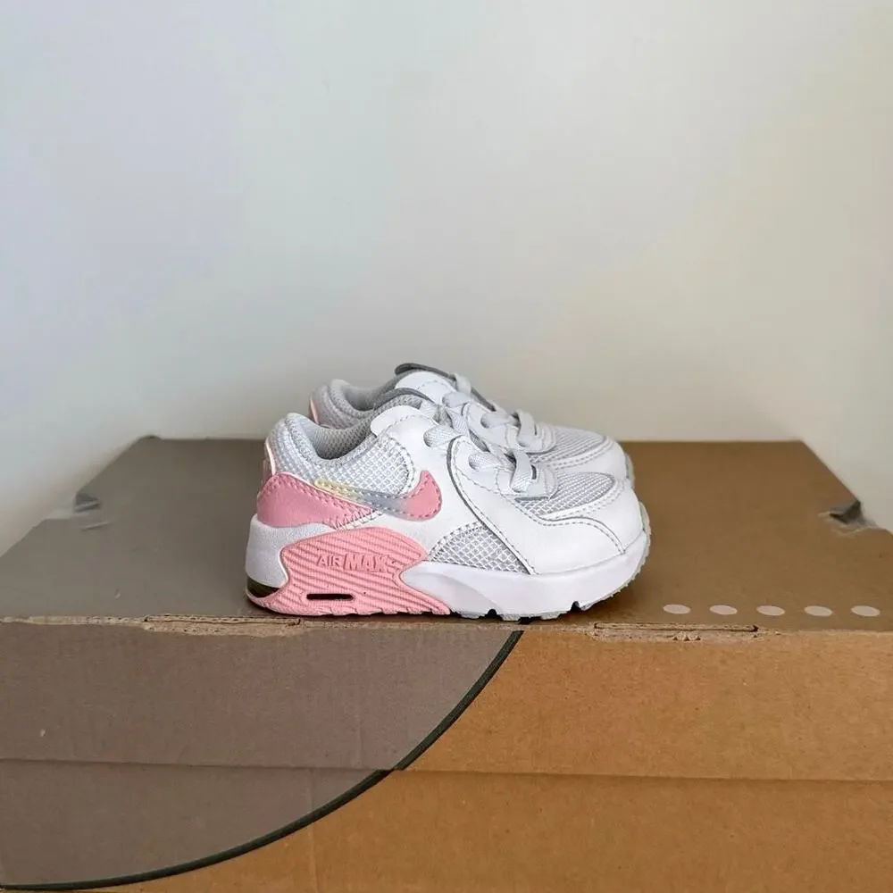 Nike Air Max Excee White/Pink Toddler Sneakers- SZ 4 C